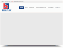 Tablet Screenshot of bondtechnology.com